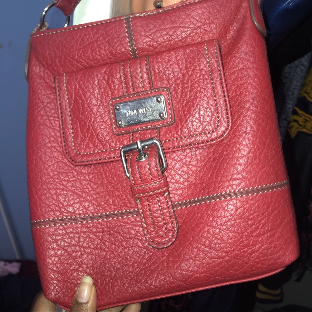 red older nine west purse